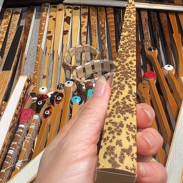 道***然扇子雪花芝麻一把