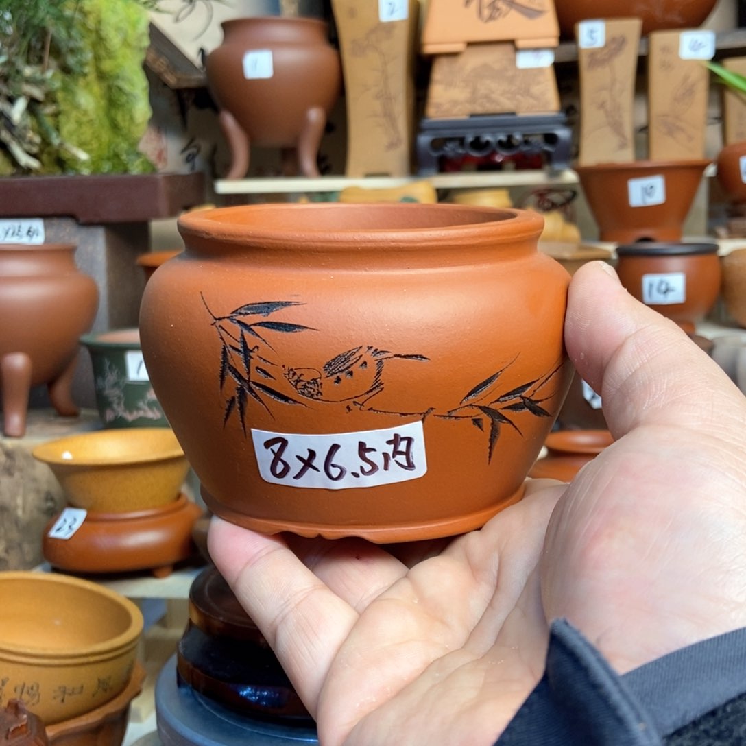 紫砂花盆内口经尺寸