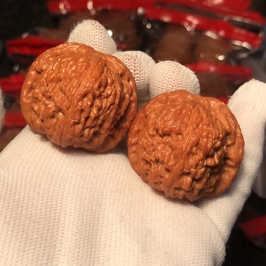 把件文玩核桃白狮子38