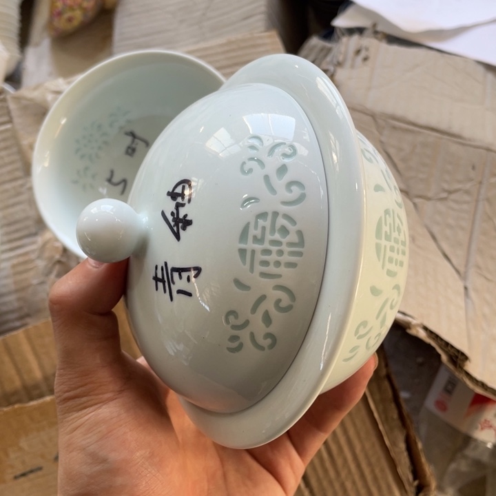 瓷碗景德镇高温细白瓷餐具