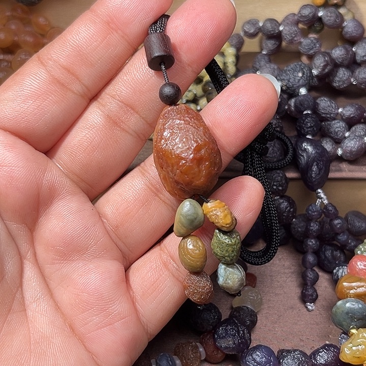 阿拉善筋脉石吊坠