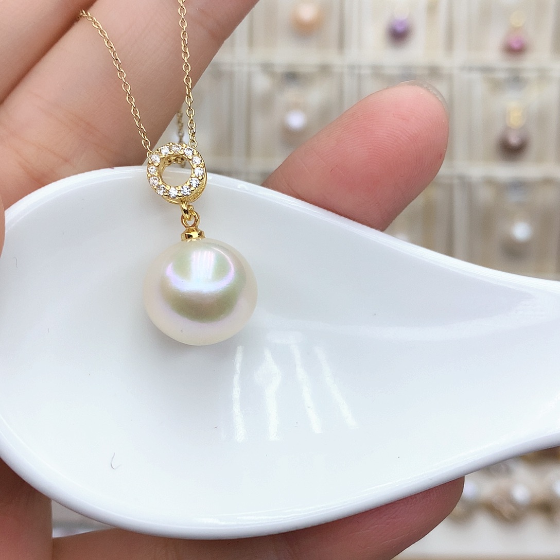 淡水珍珠颈饰合金