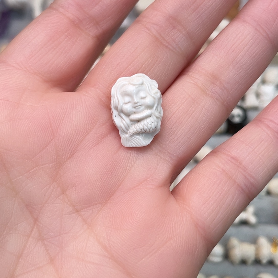 猛犸象牙手串/手链/手镯贝壳美人鱼