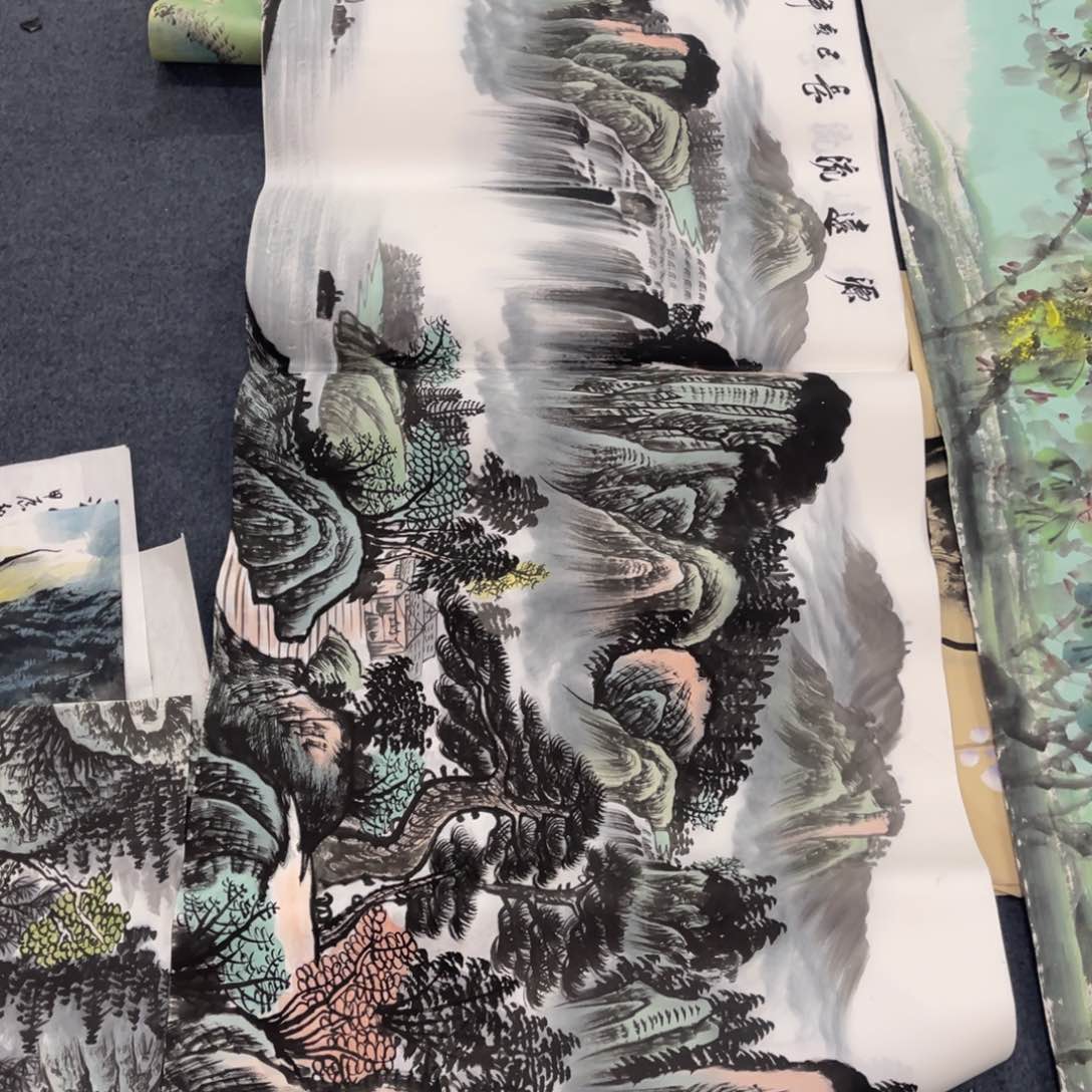 国画处理作品看好再拍哦