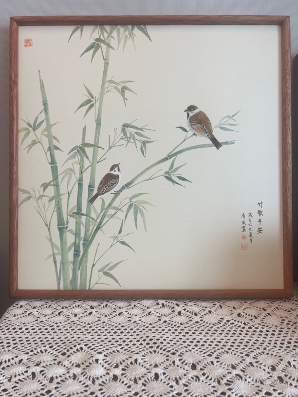 竹报平安家居装饰画
