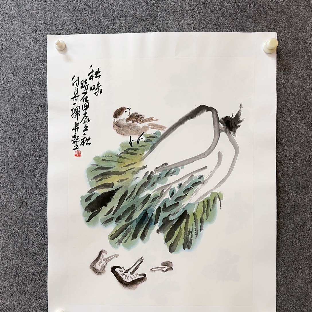 国画付丹老师手绘作品
