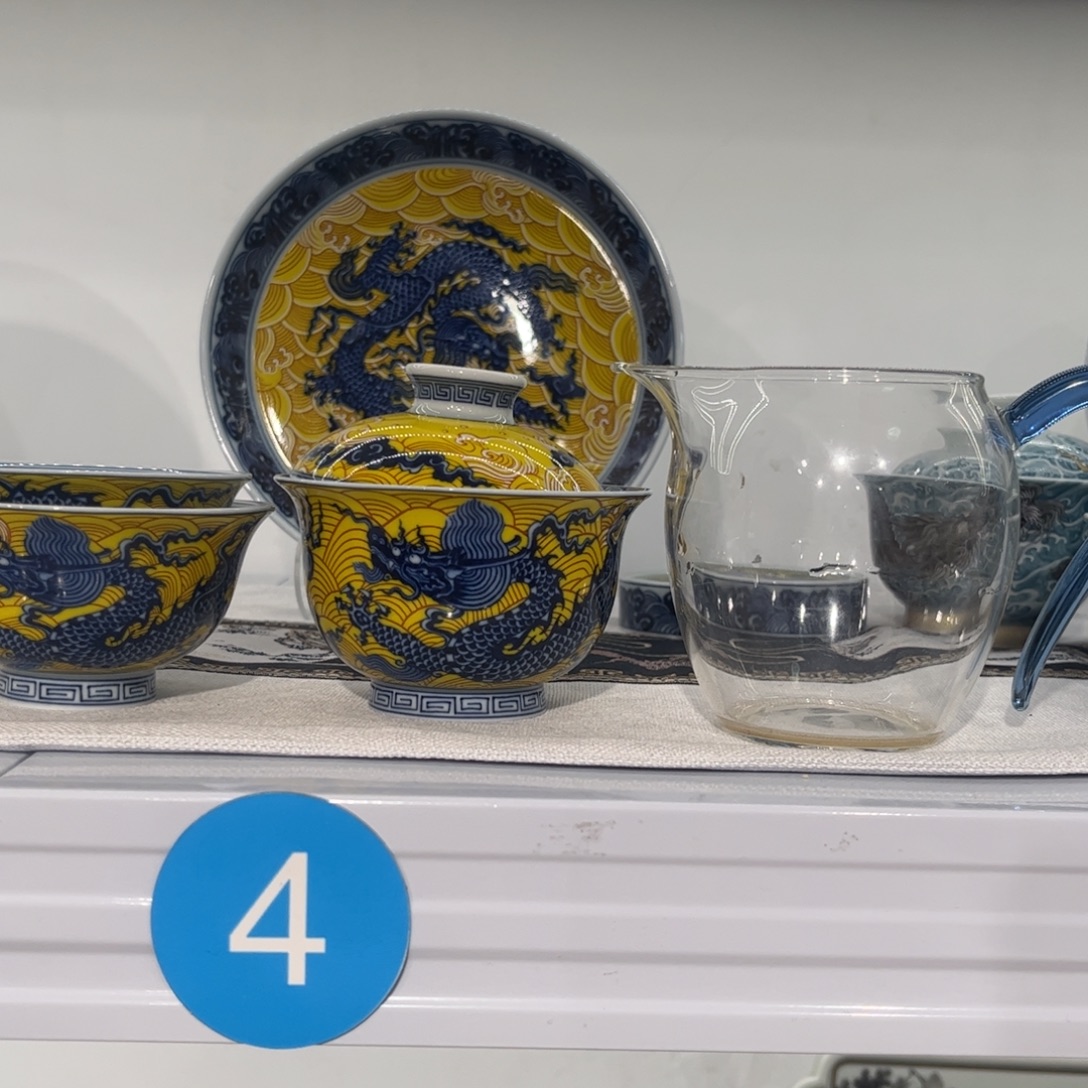 用***3盖碗主人杯客杯5个玻璃公道杯