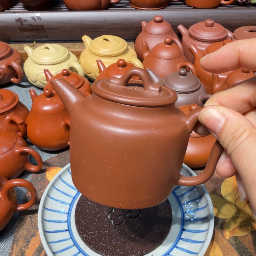 紫砂茶壶降坡将军壶