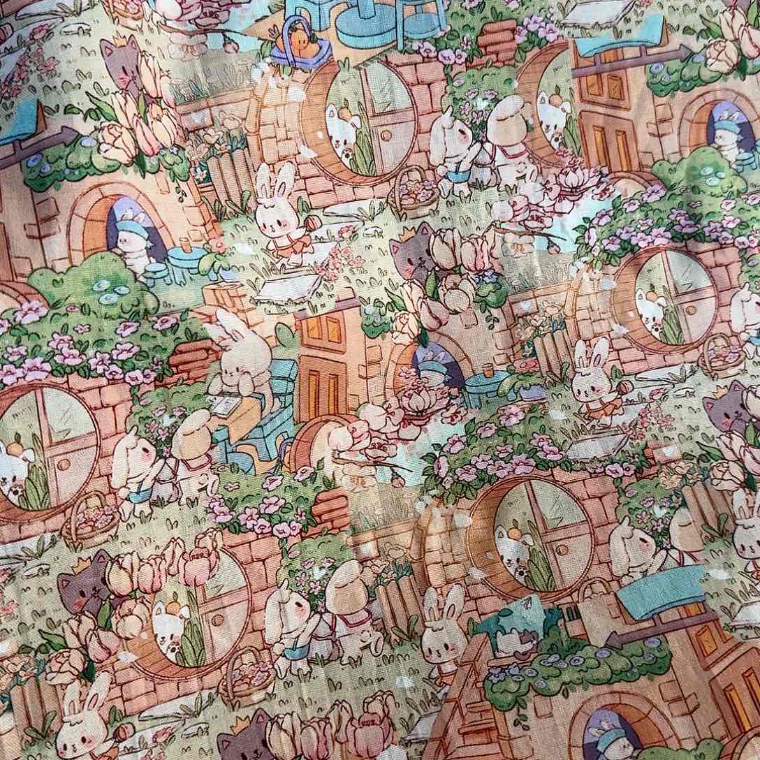 纯棉平布1米长X1.1米宽地卷