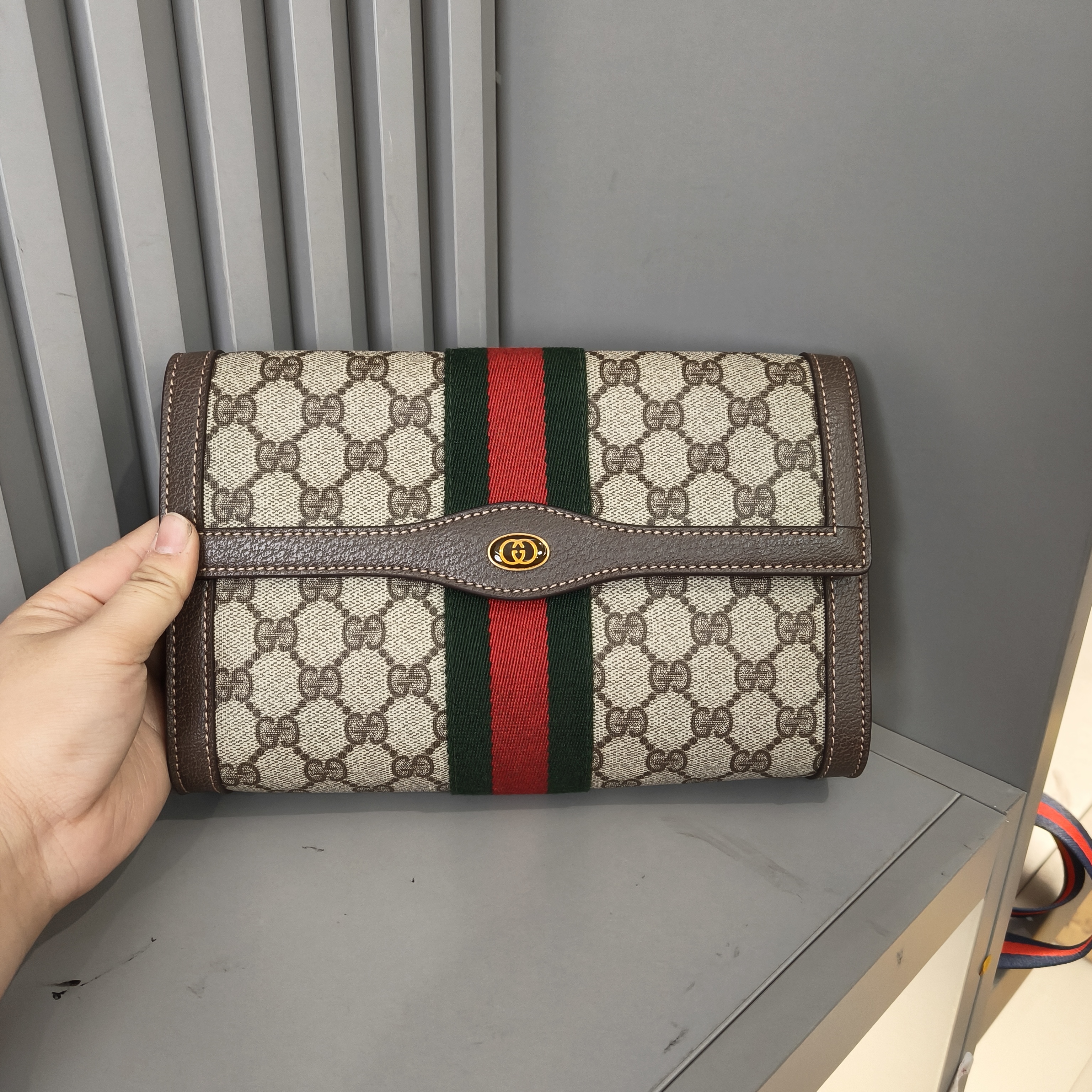 95新 GUCCI/古驰 兔兔奢/古驰手拿包/241126023