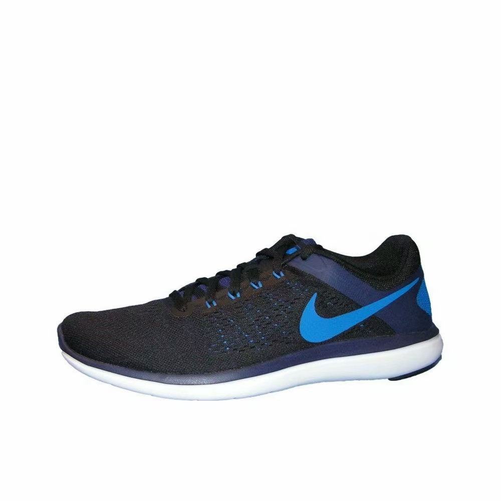 NIKE/耐克 Flex 2016 RN 减震耐磨  防滑 跑鞋 黑/蓝 830369-014