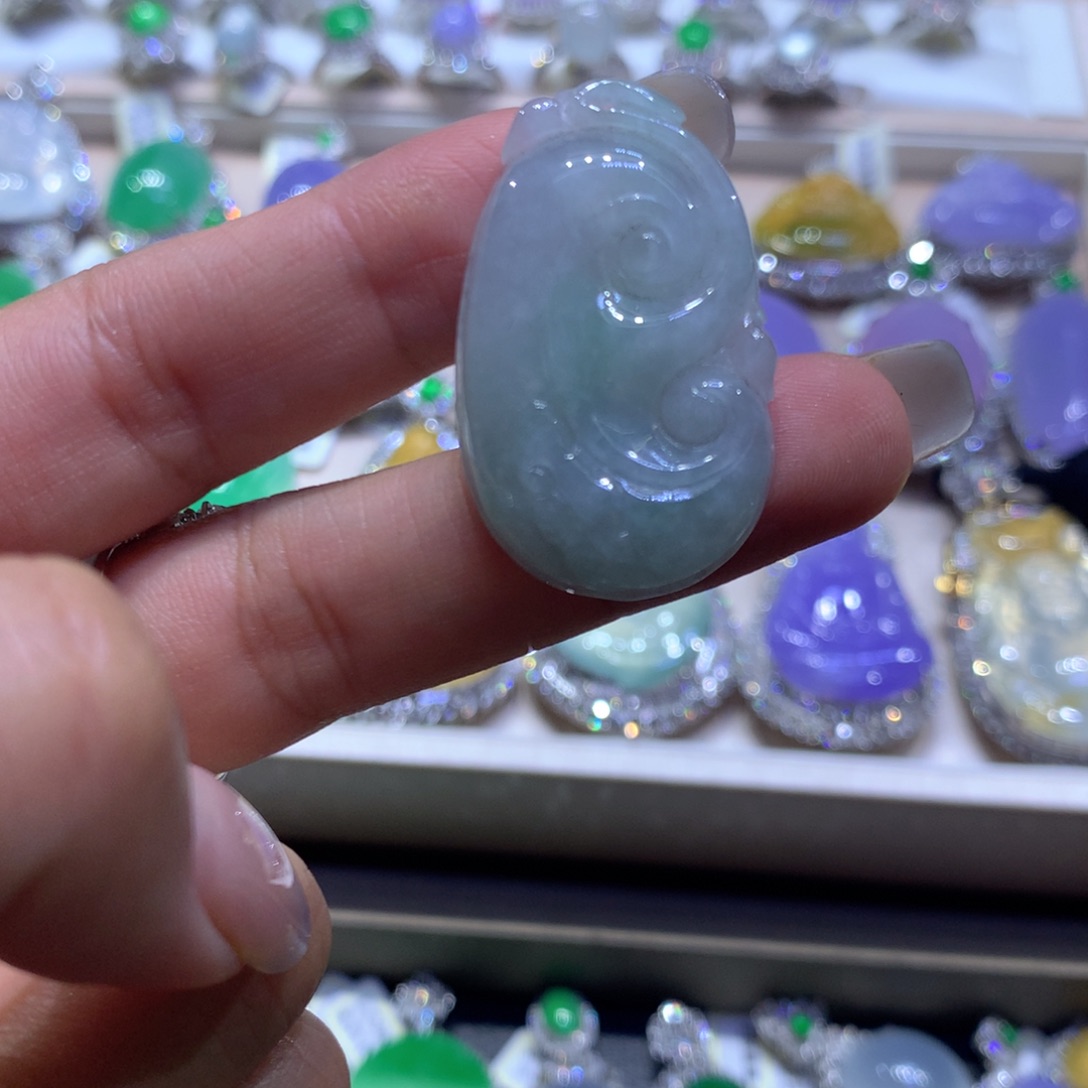 颈饰未镶嵌翡翠翡翠吊坠