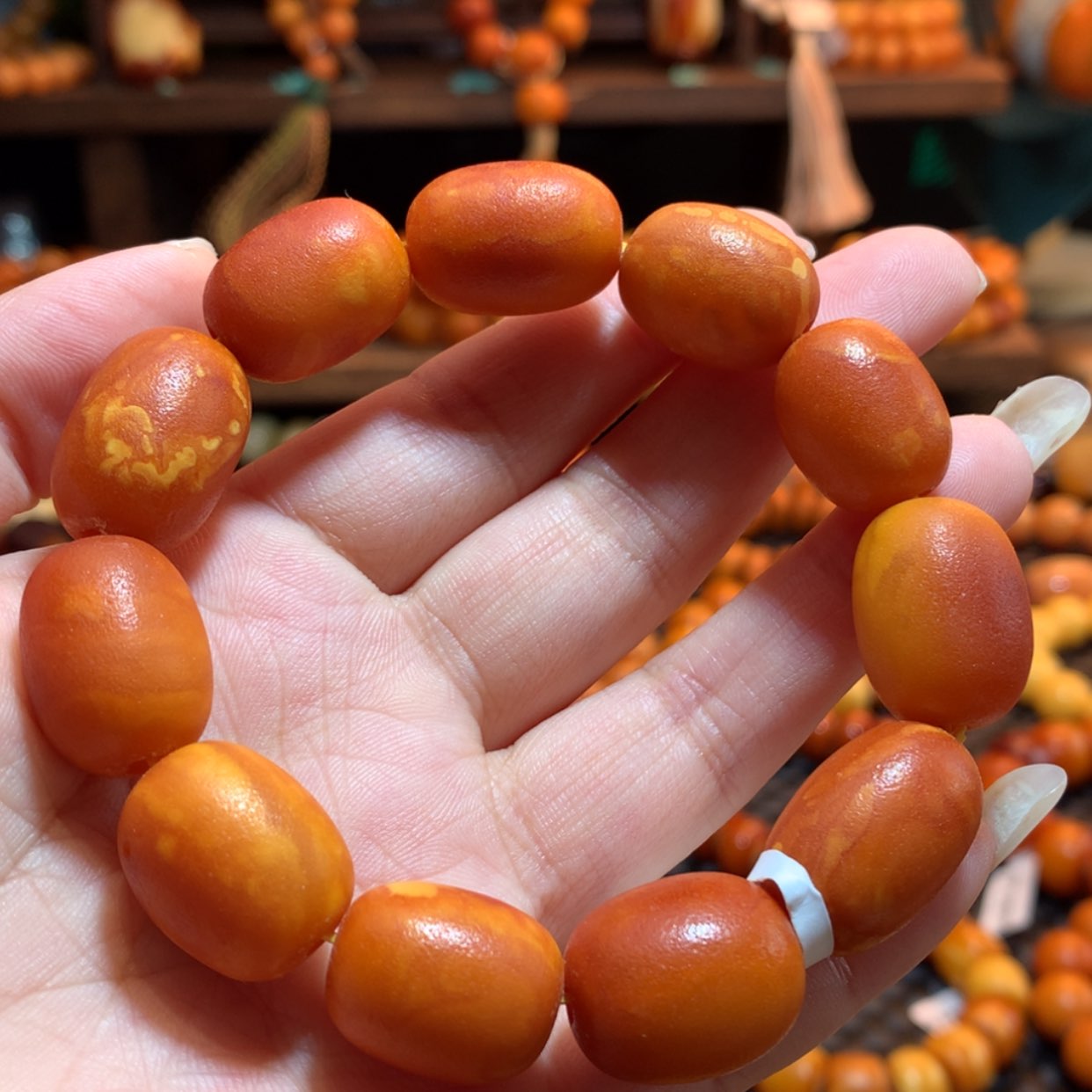 【闪购商品】手串蜜蜡未镶嵌蜜蜡手串