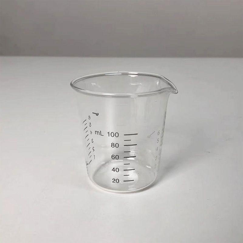 【容量可选】摩瑟家居【WY带刻度量杯】HAZJ花瓶摆件玻璃花盆