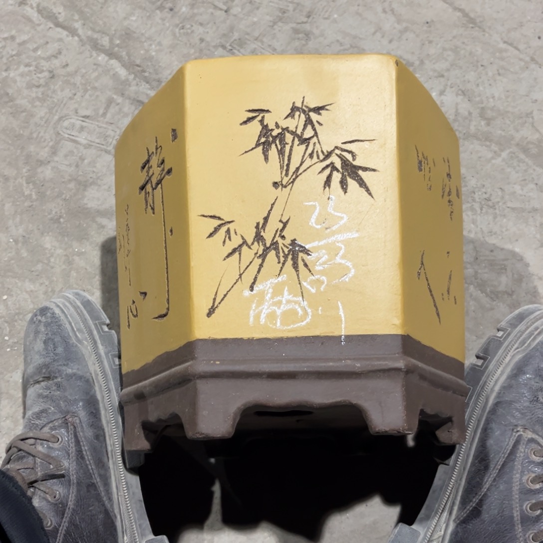 紫砂宜兴紫砂花盆，现货发