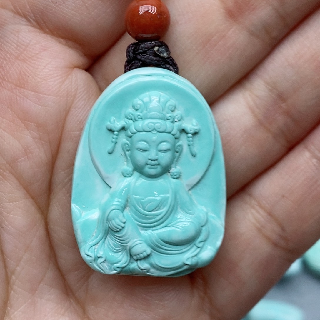 绿松石珠宝奇石未镶嵌