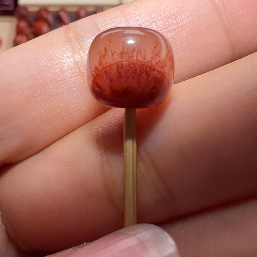 南红玛瑙珠宝奇石未镶嵌火焰冻料老型11