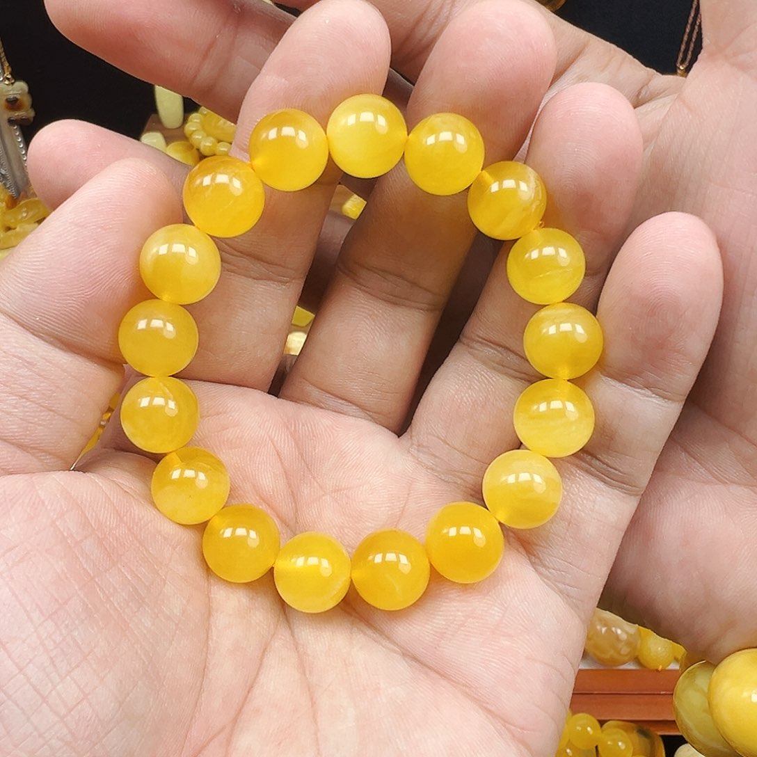 蜜蜡未镶嵌珠宝奇石薇*?单圈