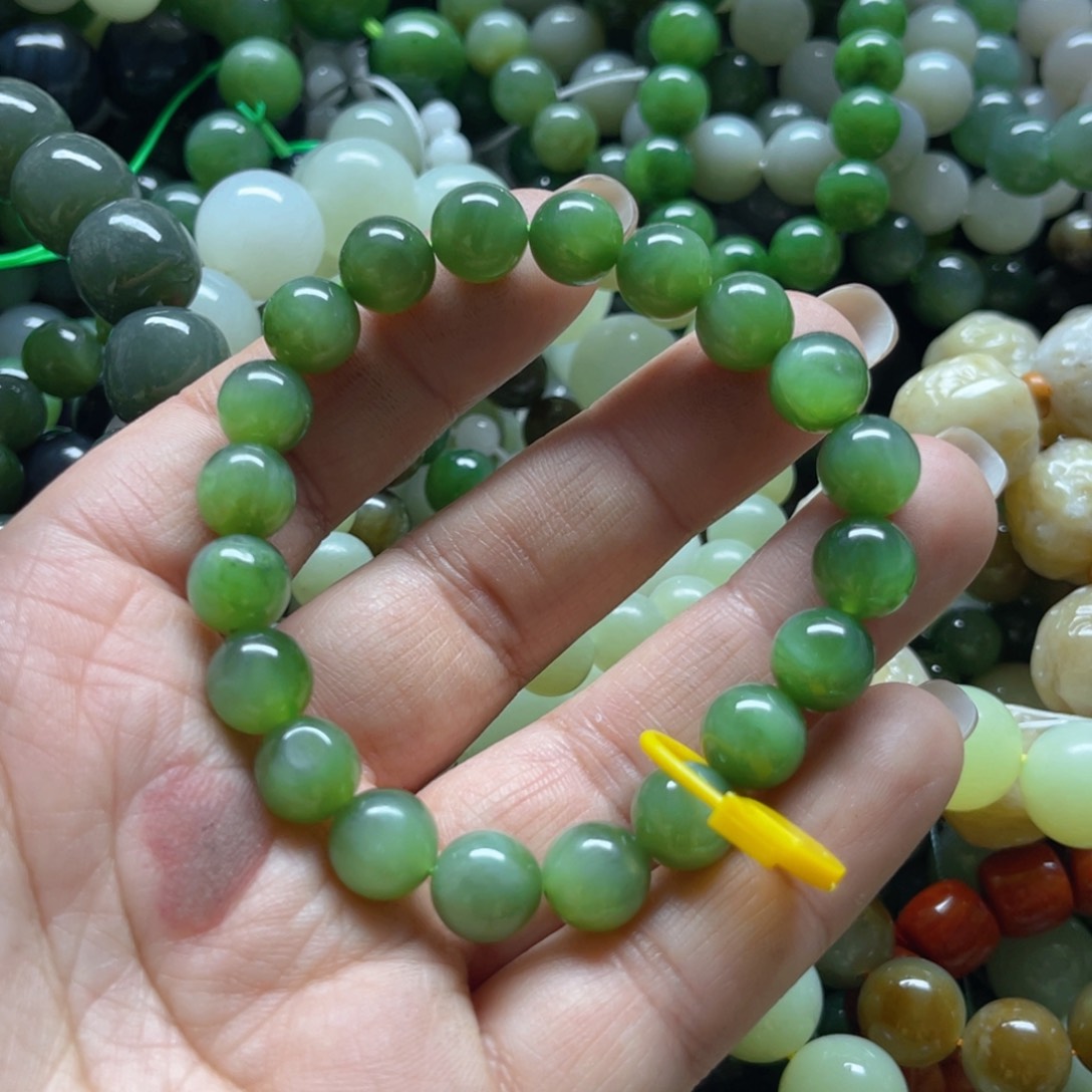 和田玉手链未镶嵌