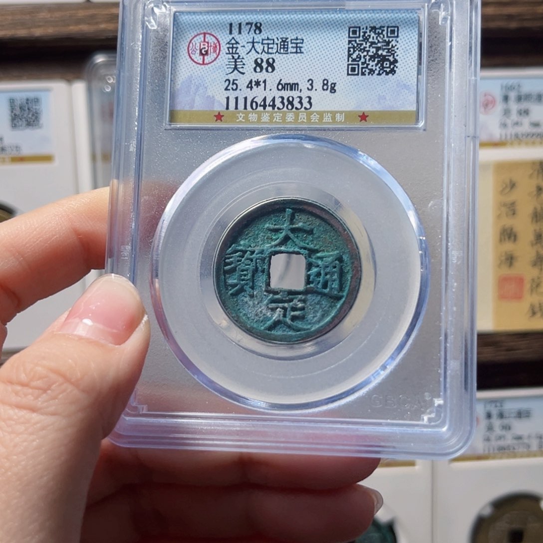 铜公博评级 大定通宝3833