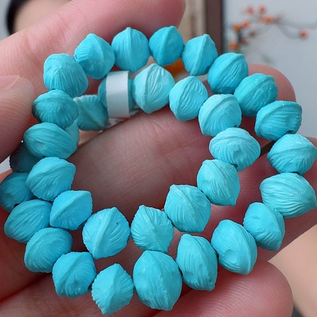 未镶嵌绿松石珠宝奇石