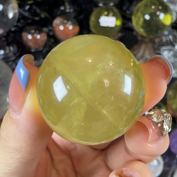 水晶天然水晶球J6未镶嵌天然3公分