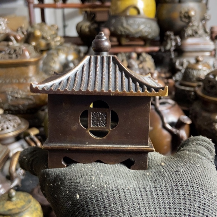 铜器工艺品摆件香炉摆件