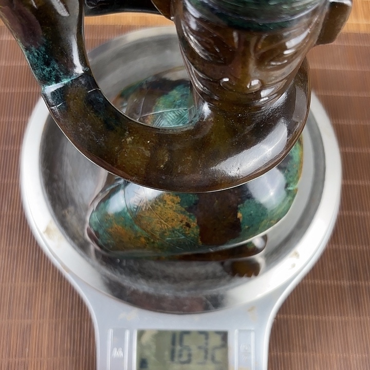 用***宝和田玉未镶嵌挂件