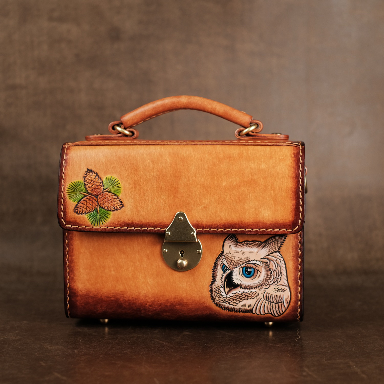 2025秋冬新款【猎户座方包】猫头鹰 时尚斜挎女包