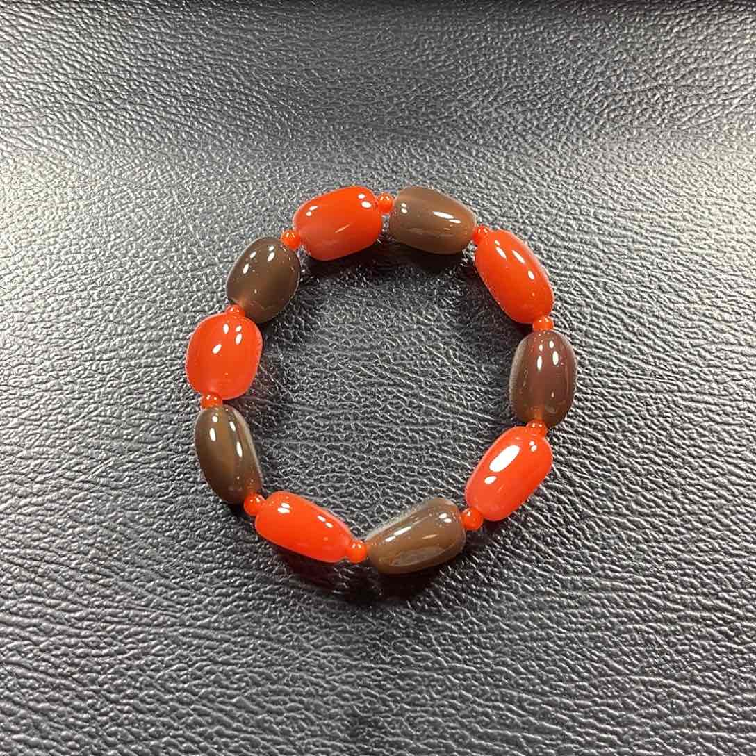 南红玛瑙随型未镶嵌黑红36克