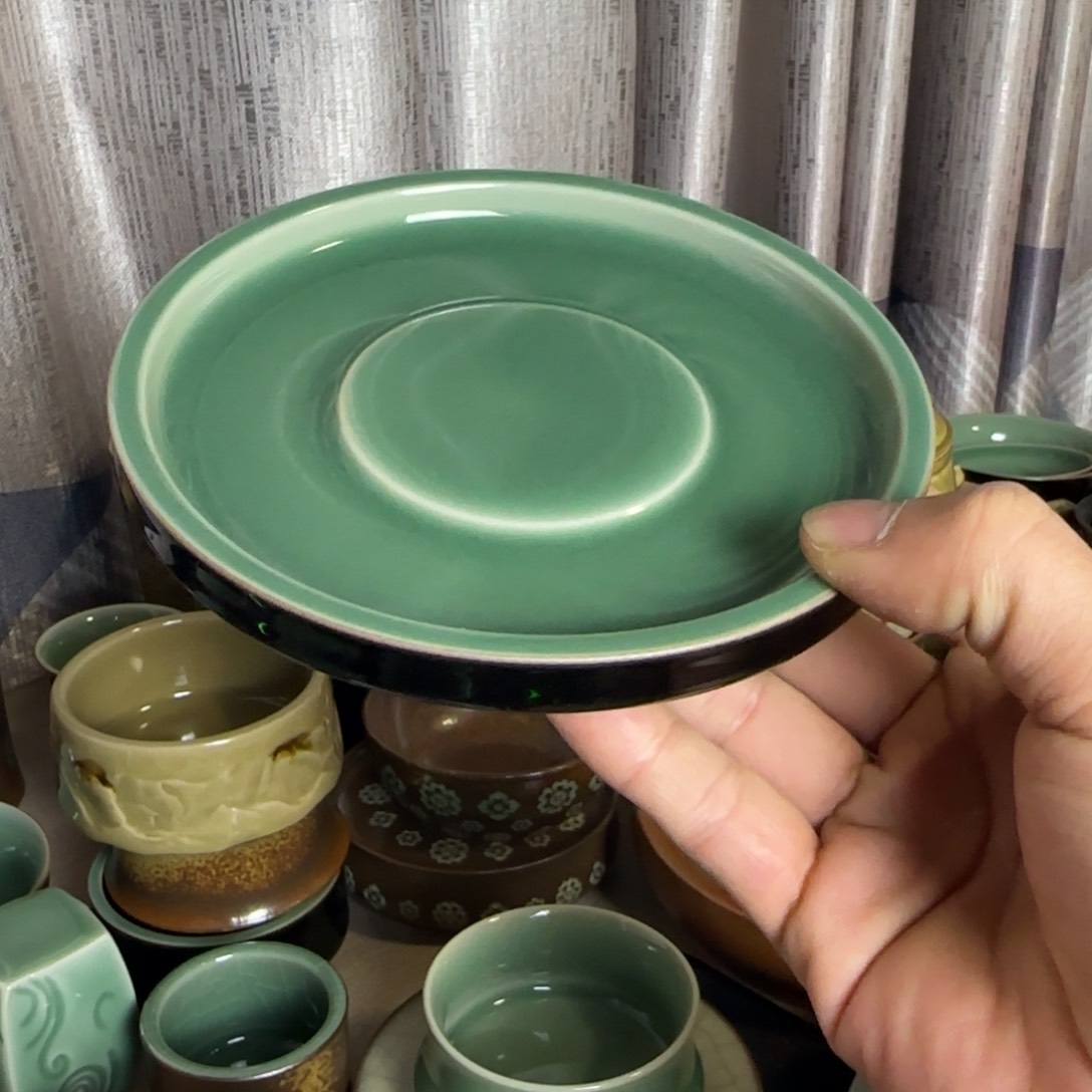 小金茶具青瓷茶器