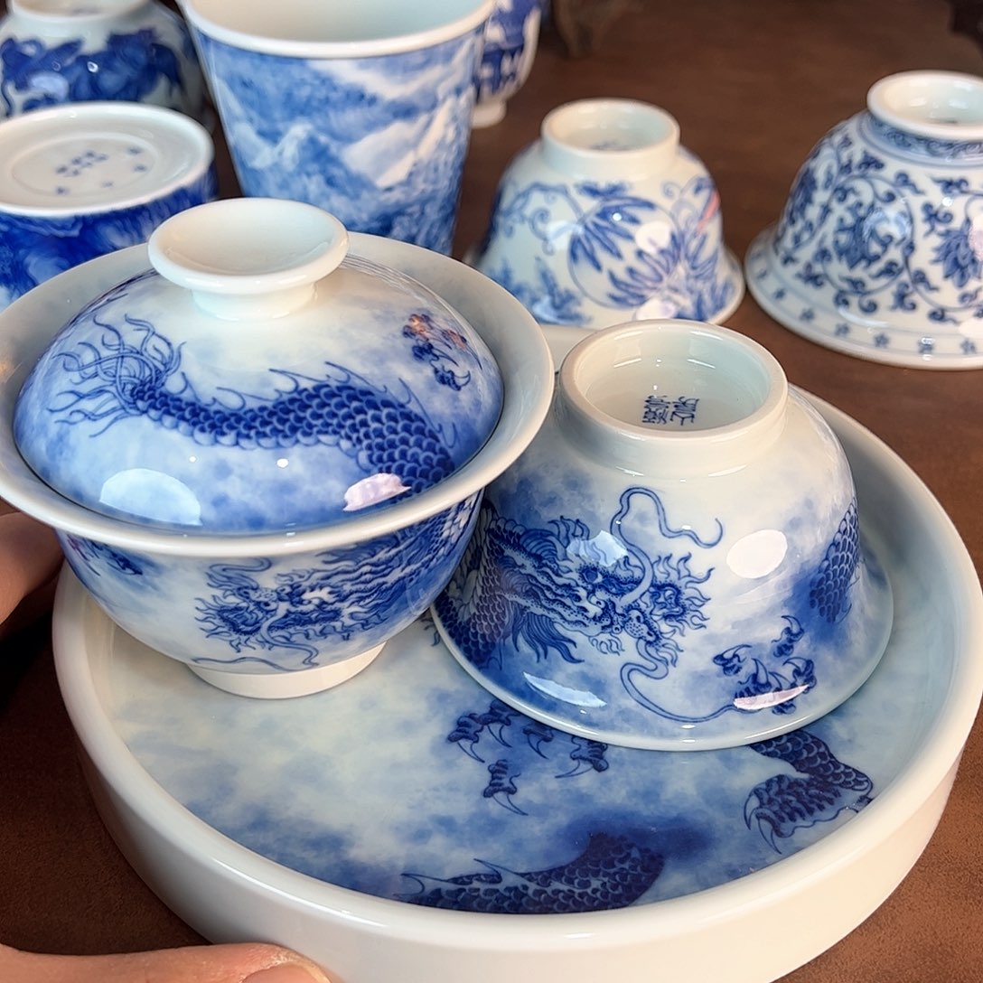 杯王****机景德镇全手工手绘陶瓷