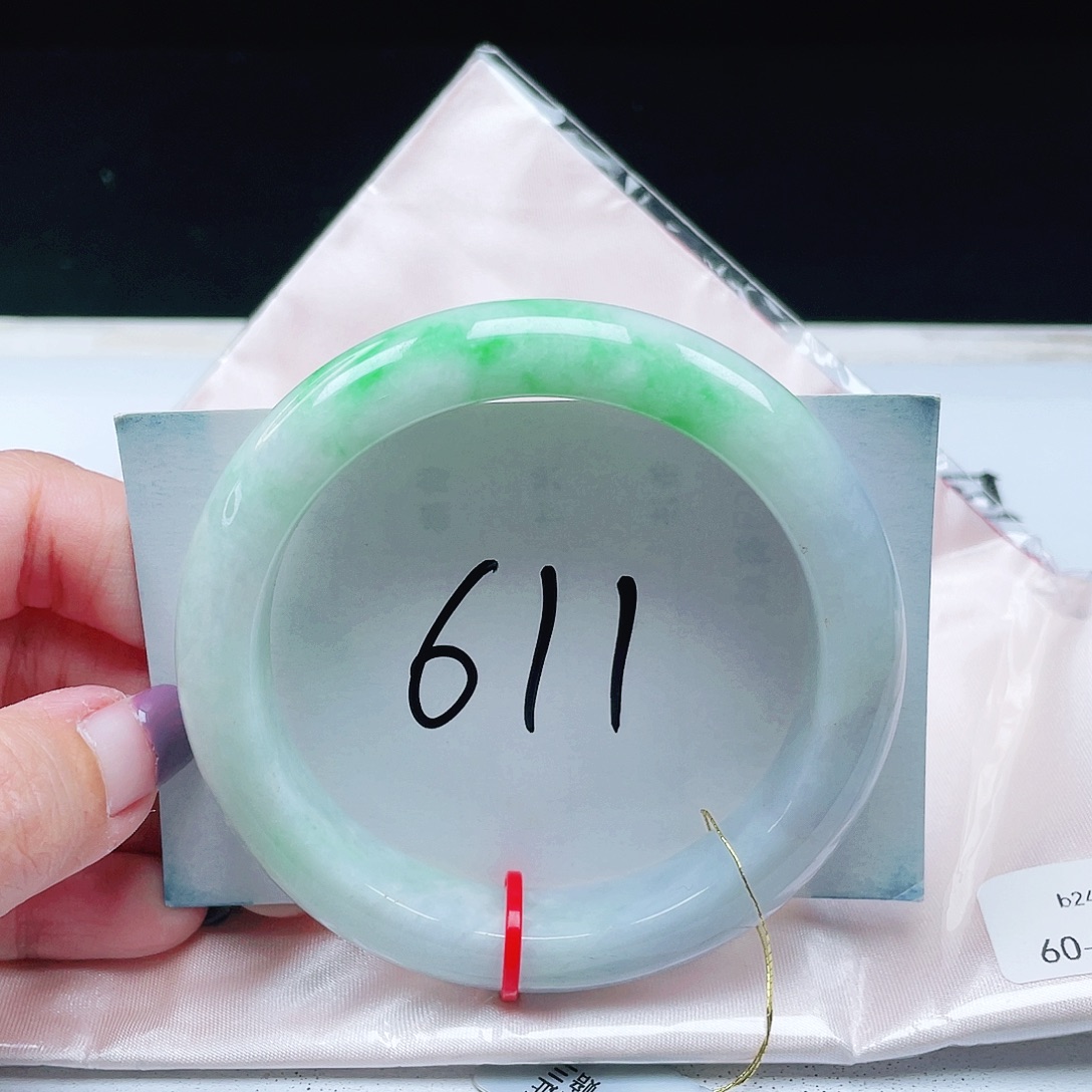 翡翠未镶嵌手镯缅甸翡翠60