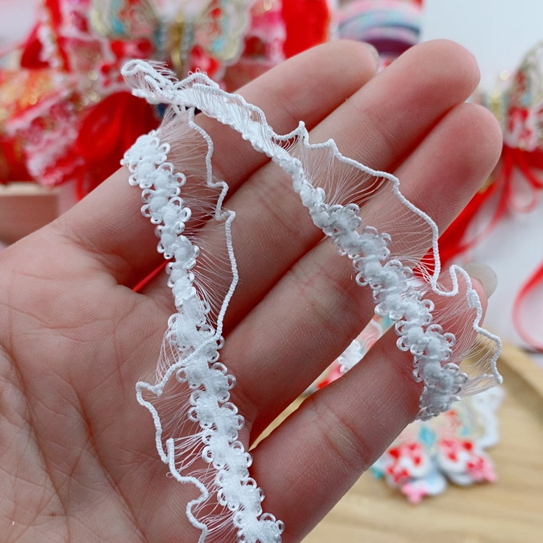 1.5单边弹力花边10码