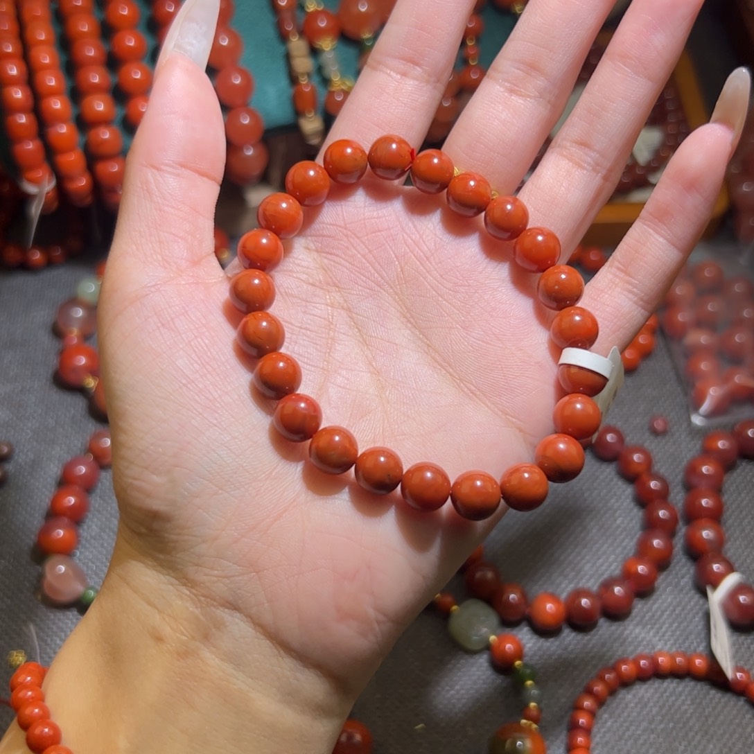 手链未镶嵌南红玛瑙8m