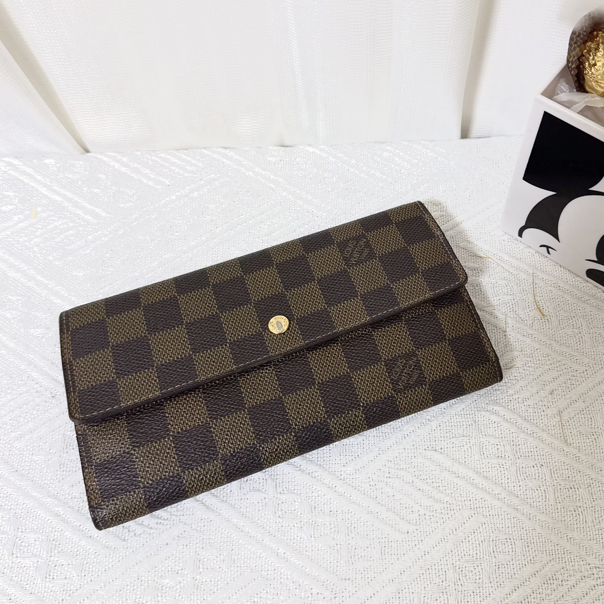 95新 LouisVuitton/路易威登 长款钱夹 尺寸:19×11×1
