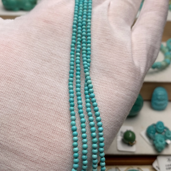 绿松石未镶嵌珠宝奇石2.5mm