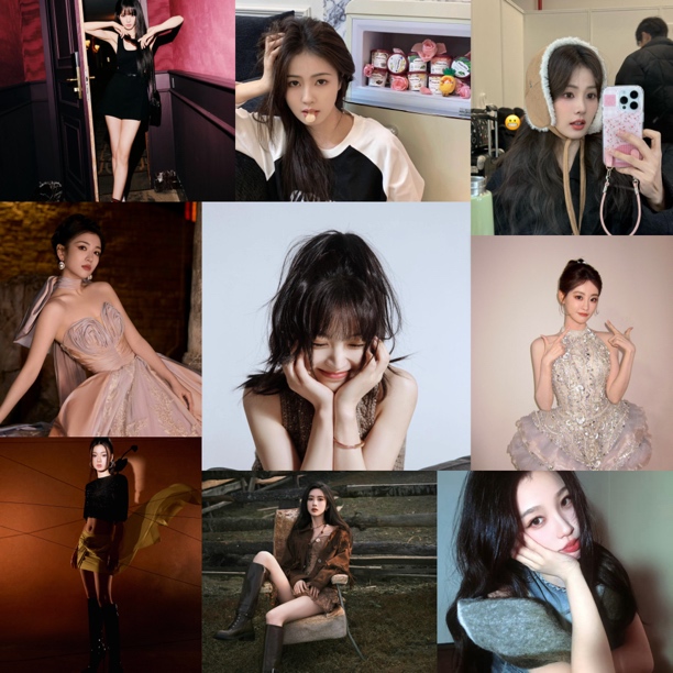 《亲签版》女爱豆 6寸明信片 签名照片