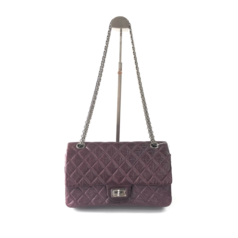 95新 Chanel/香奈儿 安洁利严选 CHANEL紫色2.55单肩包 WHZ501026