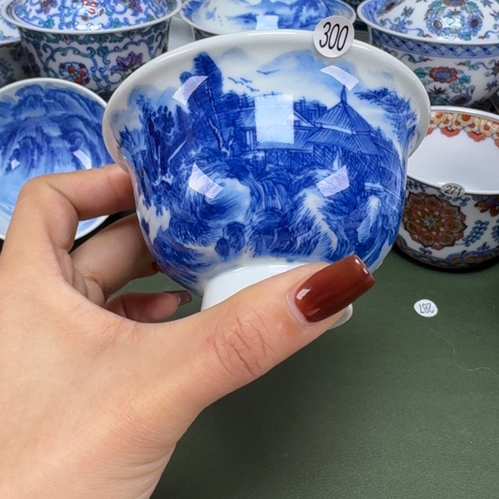 沙沙手工手绘茶具300