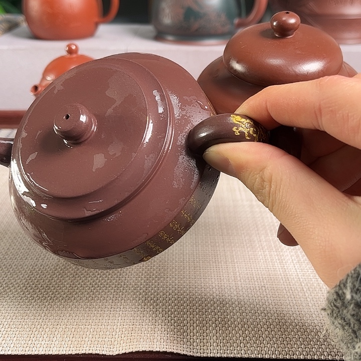 雅***人宜兴原矿手工紫砂壶