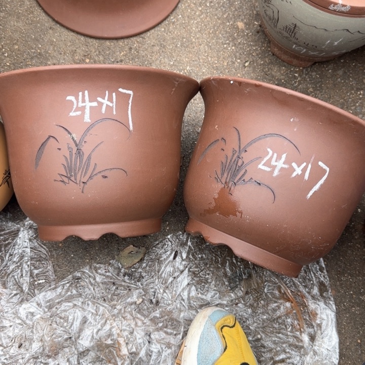 紫砂花盆特价清仓