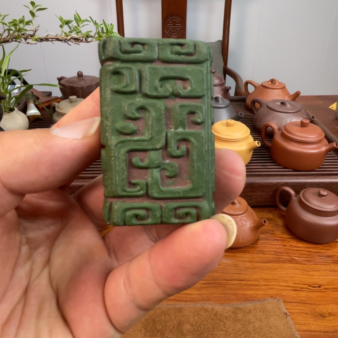 茶宠紫砂盖置，0001