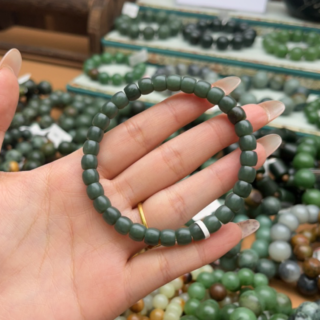 和田玉手串1220d拍一发一