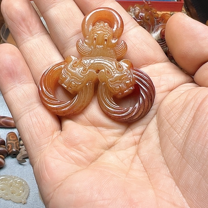 和田玉挂件未镶嵌大*鱼