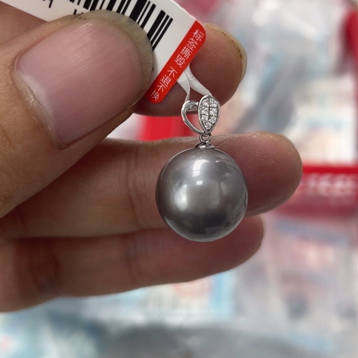 海水珍珠18K金镶嵌颈饰