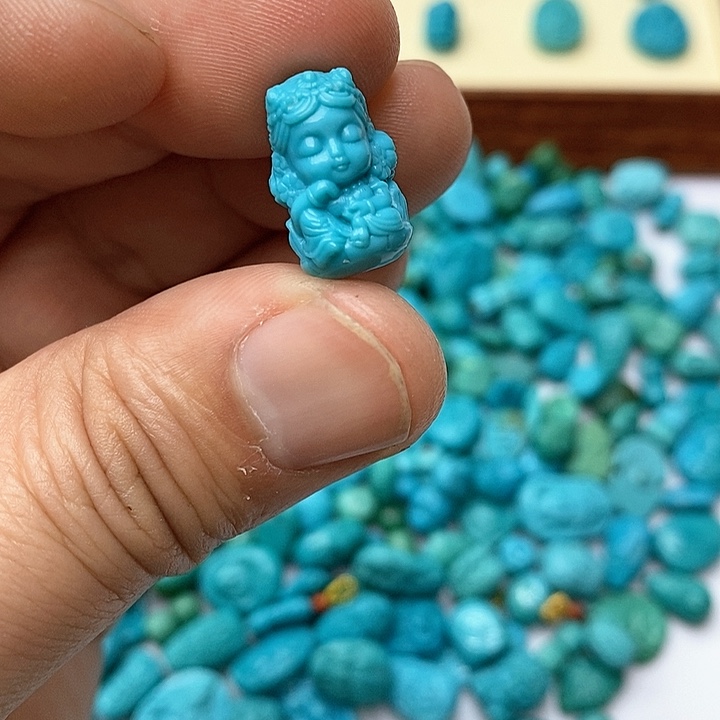 绿松石珠宝奇石未镶嵌