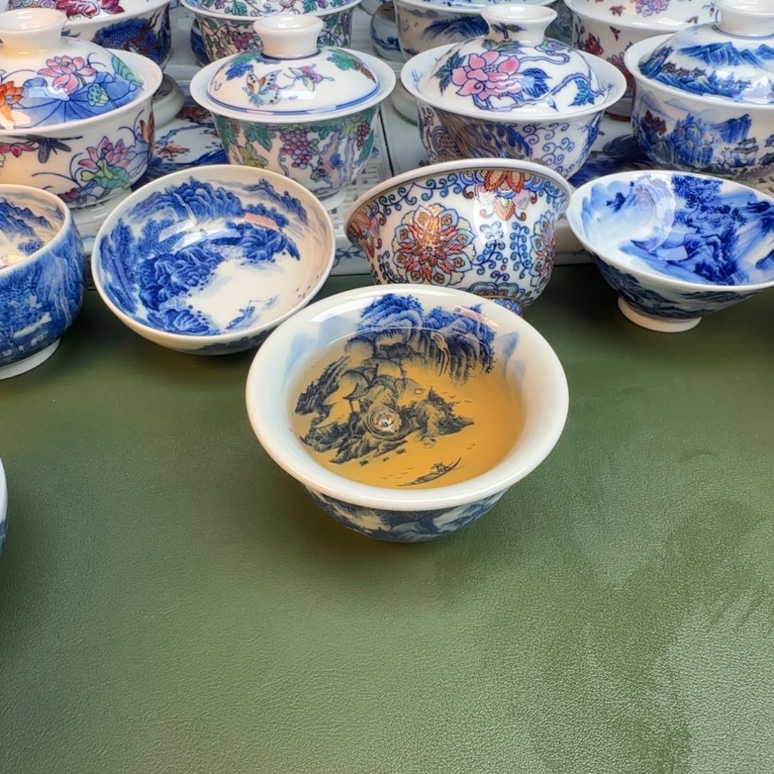 陶纯手工纯手绘茶具246