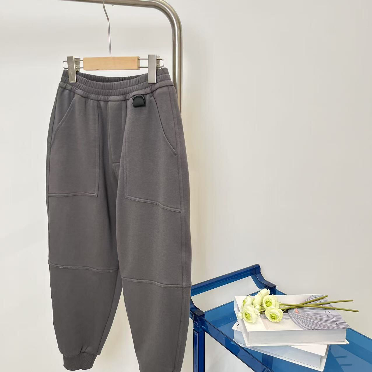 秋冬男童女童长裤碳灰色 1139卓系