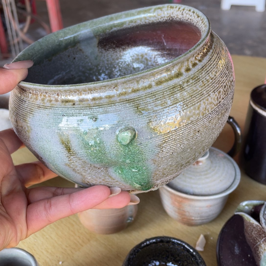 陶浪鬼柴烧 无我系列 水洗